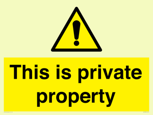 WA10998: This is private property