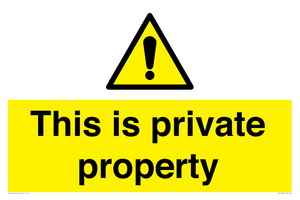WA10998: This is private property