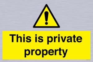 WA10998: This is private property