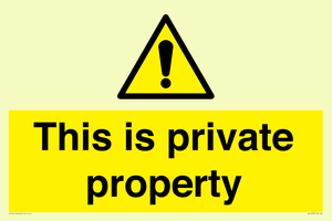WA10998: This is private property