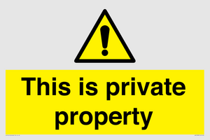 WA10998: This is private property