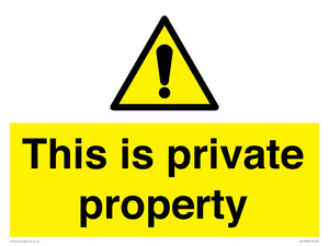 WA10998: This is private property