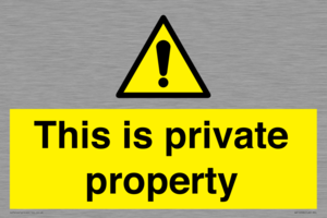 WA10998: This is private property