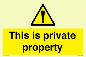 WA10998: This is private property