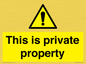 WA10998: This is private property
