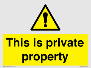 WA10998: This is private property
