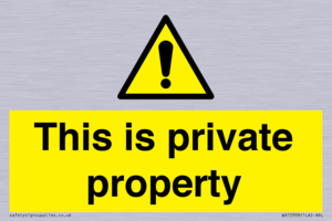 WA10998: This is private property