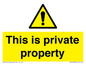 WA10998: This is private property