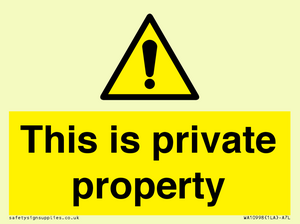 WA10998: This is private property