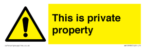 WA10998: This is private property