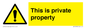 WA10998: This is private property