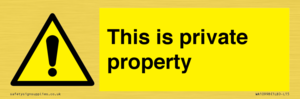 WA10998: This is private property