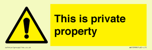 WA10998: This is private property