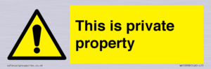 WA10998: This is private property