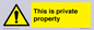 WA10998: This is private property