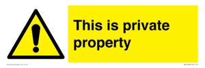 WA10998: This is private property