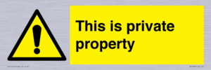 WA10998: This is private property