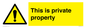 WA10998: This is private property