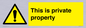 WA10998: This is private property