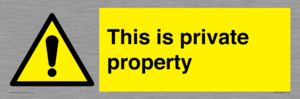 WA10998: This is private property