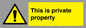 WA10998: This is private property