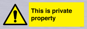 WA10998: This is private property