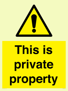 WA10998: This is private property