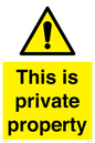 WA10998: This is private property