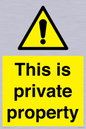 WA10998: This is private property