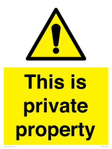 WA10998: This is private property