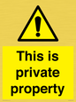 WA10998: This is private property