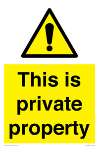 WA10998: This is private property