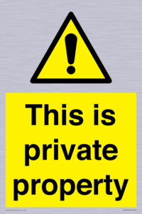WA10998: This is private property