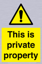 WA10998: This is private property