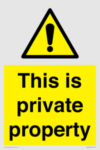 WA10998: This is private property