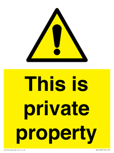 WA10998: This is private property