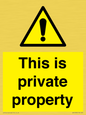 WA10998: This is private property