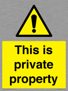 WA10998: This is private property