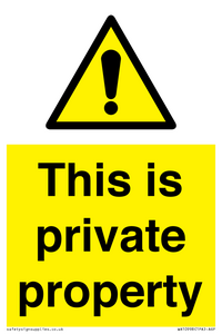 WA10998: This is private property