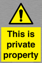WA10998: This is private property