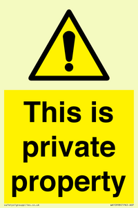 WA10998: This is private property