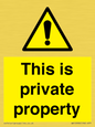 WA10998: This is private property