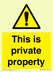 WA10998: This is private property