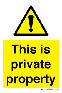 WA10998: This is private property