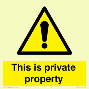 WA10998: This is private property