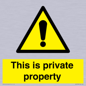 WA10998: This is private property