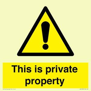 WA10998: This is private property