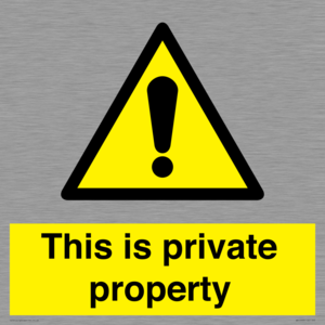 WA10998: This is private property