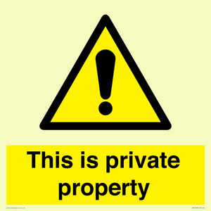 WA10998: This is private property
