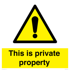WA10998: This is private property